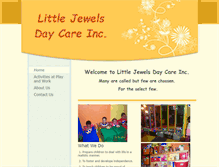 Tablet Screenshot of littlejewelsdaycareinc.com